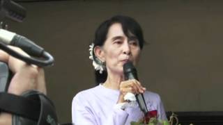 Aung San Suu Kyi Speech [upl. by Aluino643]