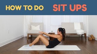 How to do Sit ups [upl. by Nedap]