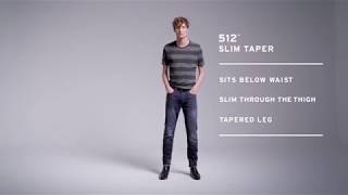 Levis Mens 512 Slim Taper Fit Jean [upl. by Andryc]