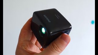 Micro Projector Philips PicoPix NANO PPX120 P Mini DLP  Unboxing Testing [upl. by Decca]