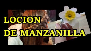 locion de manzanilla  para dar reflejos a tu cabello facil de hacer [upl. by Drusilla10]