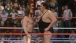 quotHacksawquot Jim Duggan vs Andre the Giant June 4 1988 [upl. by Yruama]