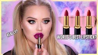 WORLDS BEST LIPSTICKS  NikkieTutorials [upl. by Ahsinauj]