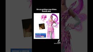 A new Ariana Grande skin is coming to Fortnite 🙌🏻 usecodequeengiggles epicpartner fortnite [upl. by Nisen]