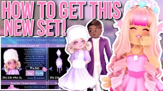 HOW TO GET THE DECEMBER’S DREAM SET EASY ROBLOX Royale High New Winter Set Update [upl. by Eisnil]