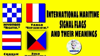 International maritime signal flags and their meaning  nautical alphabet flags  maritime flags [upl. by Crispa]