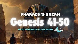 Pharaohs Dream  Genesis 4150  Bible Meditation  Fall Asleep Listening to The Bible [upl. by Nirik]