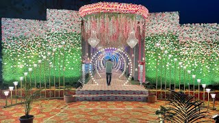 Flower Gate Decoration And Flower Stage Decoration [upl. by Beverle376]