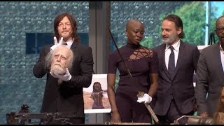 THE WALKING DEAD Smithsonian interviews  Andrew Lincoln Reedus Danai Gurira James Gimple [upl. by Oker]