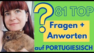 🤷‍♂️ Fragen und Antworten auf Portugiesisch für Deutschsprachige Anfänger  Brasilianisch lernen [upl. by Leahcimsemaj]