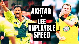 Shoaib Akhtar and Brett Lees Best Fastest Bowling  Unplayable Dangerous Speed  Batsmen Terrified [upl. by Bouchard]