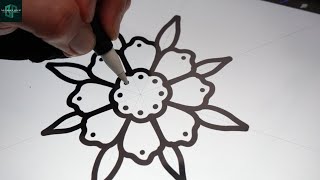 8 Quick and Easy Flowers  How to Draw a Tattoo Design [upl. by Heiskell]