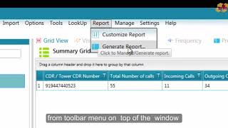 Advik Call Data Record Analyzer Part1 CDR Gallery Summary Call Detail Grids [upl. by Alexandr]