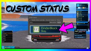 HOW TO GET A CUSTOM STATUS EVERYONE SEES  Rocket League Tutorial [upl. by Ardaed]