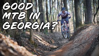 Rad Riding In Georgia  Big Creek MTB Park [upl. by Aihsatsan303]