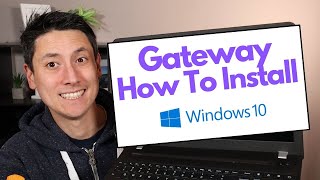 How To Install Windows 10 Onto Gateway Computer  Free amp Easy [upl. by Vaclava]