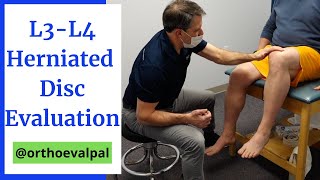 L3 L4 Herniated Disc Evaluation [upl. by Derina]