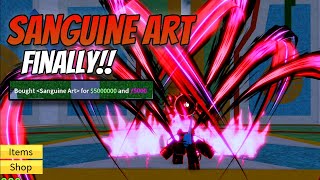 HOW TO GET SANGUINE ART FAST  FULL GUIDE   Blox Fruits [upl. by Bor]