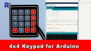 How to use Arduino 4x4 keypad download the code [upl. by Tekla]