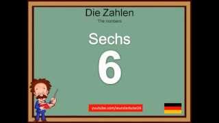 2 LEARN GERMAN NUMBERS  LERNE DEUTSCH DIE ZAHLEN [upl. by Heffron23]