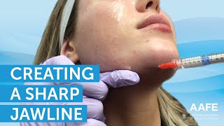 Creating a Sharp Jawline  AAFE [upl. by Bills360]