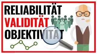 Reliabilität Validität amp Objektivität  Die 3 Gütekriterien einfach erklärt 📊 [upl. by Arebma170]