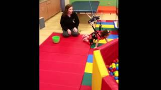 Toddler using the ZeroG Gait and Balance System [upl. by Stace]