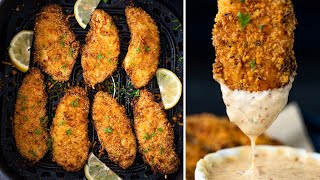 How to make SUPER CRISPY Air Fryer Chicken Tenders [upl. by Maible305]