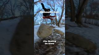 What Are Skiboards Like Skating On Snow  Summit Skiboards [upl. by Aleece]