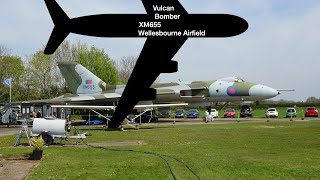 Vulcan Bomber XM655 at wellesbourne Airfield [upl. by Stacey]