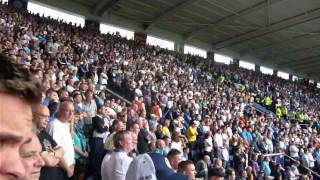 Leeds United WACCOE including proper slow one at Leicester 11th August 2013 [upl. by Ayotas500]