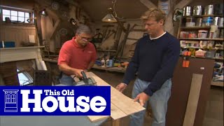 How to Make a Circular Saw Guide  This Old House [upl. by Eoin494]