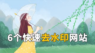 6个快速去水印在线免费网站 [upl. by Benjamen537]