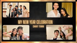 My New Year Celebration 💜💜🥰🎇 I Chahat Tewani I VLOG [upl. by Arymas]