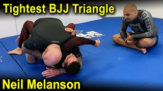 The Tightest BJJ Arm Triangle by Neil Melanson [upl. by Ettenrahs]