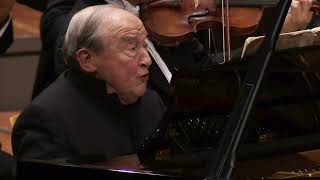 Menahem Pressler  Mozart Piano Concerto No27 in Bflat major K595  Eliahu Inbal  Live 2015 [upl. by Ojeibbob]