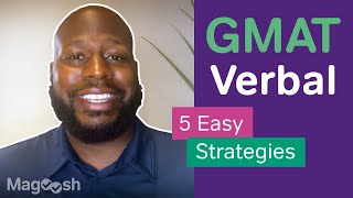 5 Easy Strategies to Use on the GMAT Verbal Section [upl. by Boy]