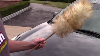 Cool Trick To Removing Dust From a Car [upl. by Hgeilhsa]