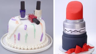 How to Decorate a Pretty Cake  Easy Fondant Cake Recipes  Top 10 Beautiful Cake Decorating Ideas [upl. by Ayit]