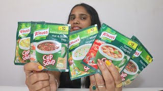 Trying Every Knorr CupaSoup for the first time 😍🍵 [upl. by Ahcsat]