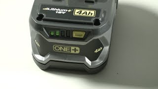 How to Charge a Ryobi Battery [upl. by Lebasile]