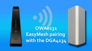 Technicolor OWA0131 pairing the DGA4134 EasyMesh WiFi 6 gateway [upl. by Hu]