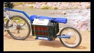 Electric Bicycle Push Trailer  Build Your Own [upl. by Panaggio]