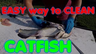 Clean a catfish your way  Trotliners [upl. by Kcyred]