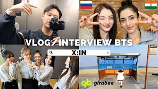 XIN Interview BTS vlog amp Visiting ALL BTS Hotspots [upl. by Llemrej]