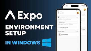 How to Setup React Native Expo Environment in Windows 2024  Make Your First App in React Native [upl. by Yrocej]