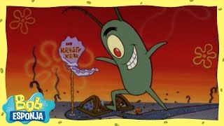 Los momentos más malvados de Plankton  Bob Esponja en Español [upl. by Sklar436]