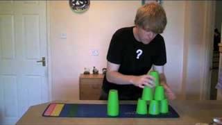 Cup Stacking World Record [upl. by Ailesor]