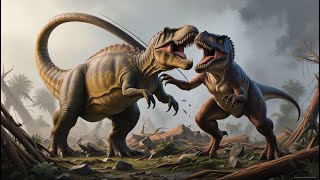 The Epic Battle Argentinosaurus vs Mapusaurus [upl. by Ignatia]