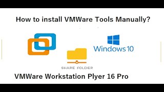 How to install VMWare tools manually on VMWare Workstation 16 Pro in 2021 on Windows 10 [upl. by Radbourne]